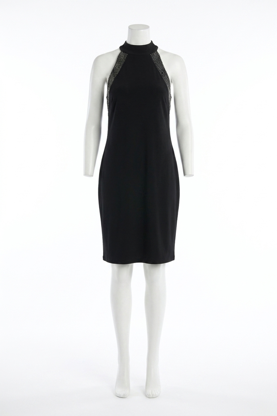 NEW JOSEPH RIBKOFF sleeveless mini dress in black